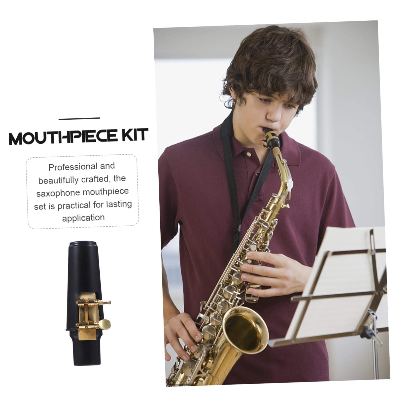 Amazon | ABOOFAN 2セット サックスマウスピース サックス用 サックス