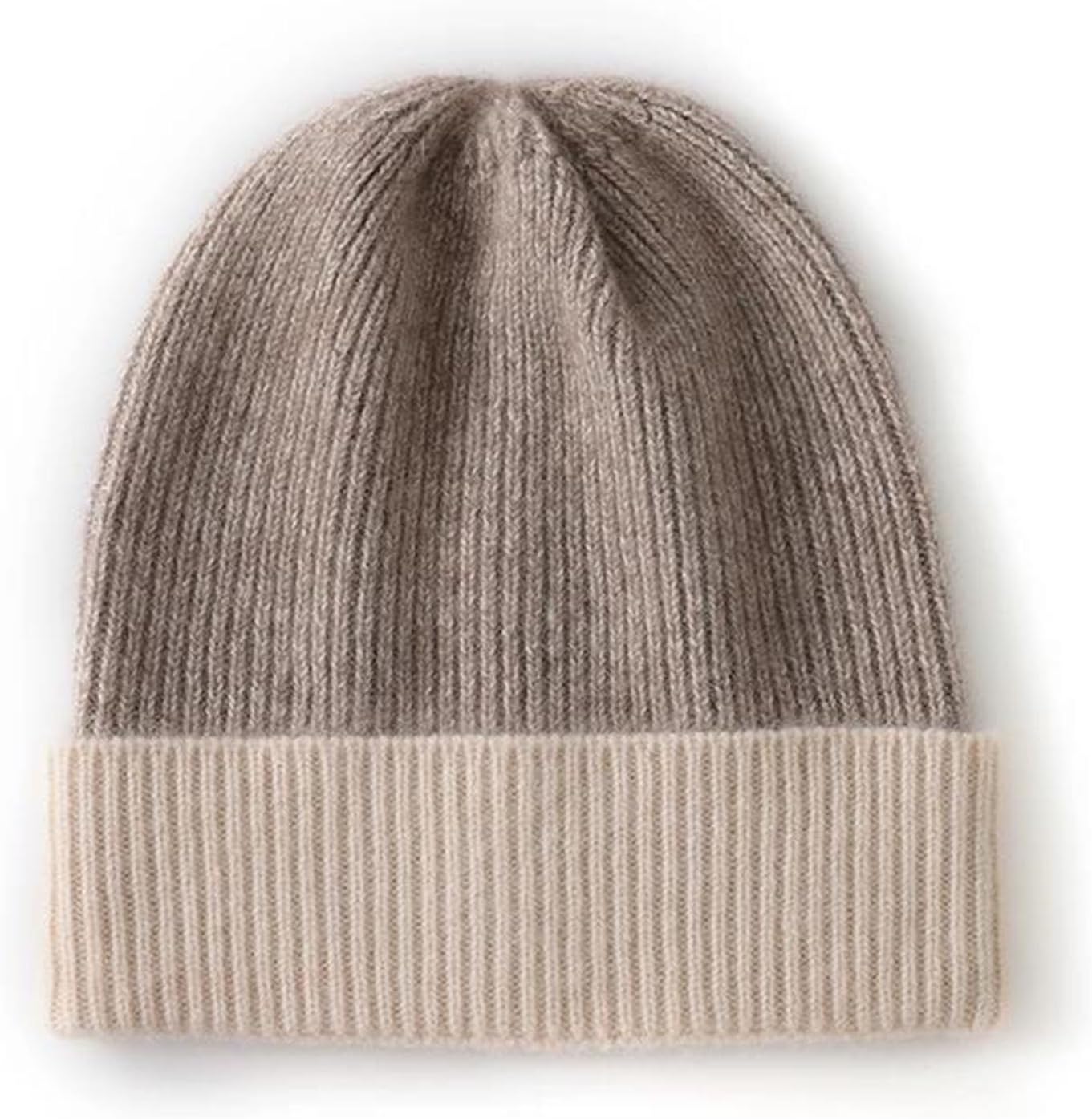 Unisex Warm Cable Knit Casual Beanie, Color-Blocking Ear Protection Fall Winter Fashion Hat for Cold Weather