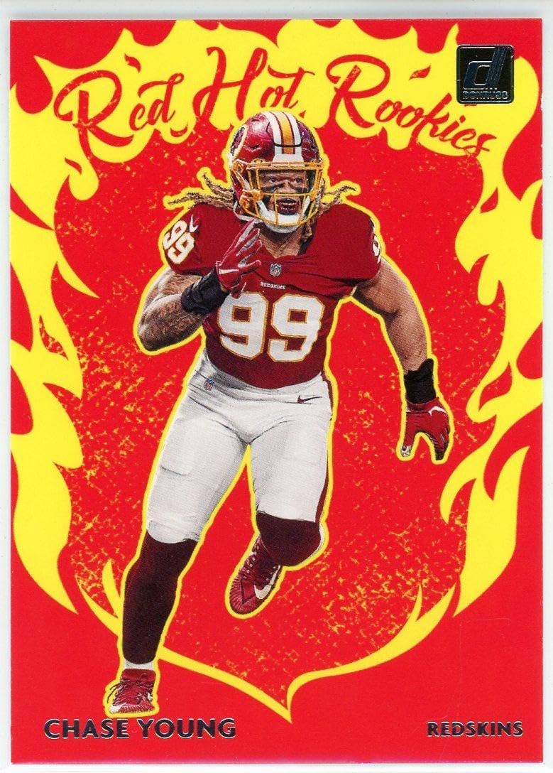 Chase Young 2020 Panini Donruss Hot Rookie Card #RH-CY - Unsigned Football Cards