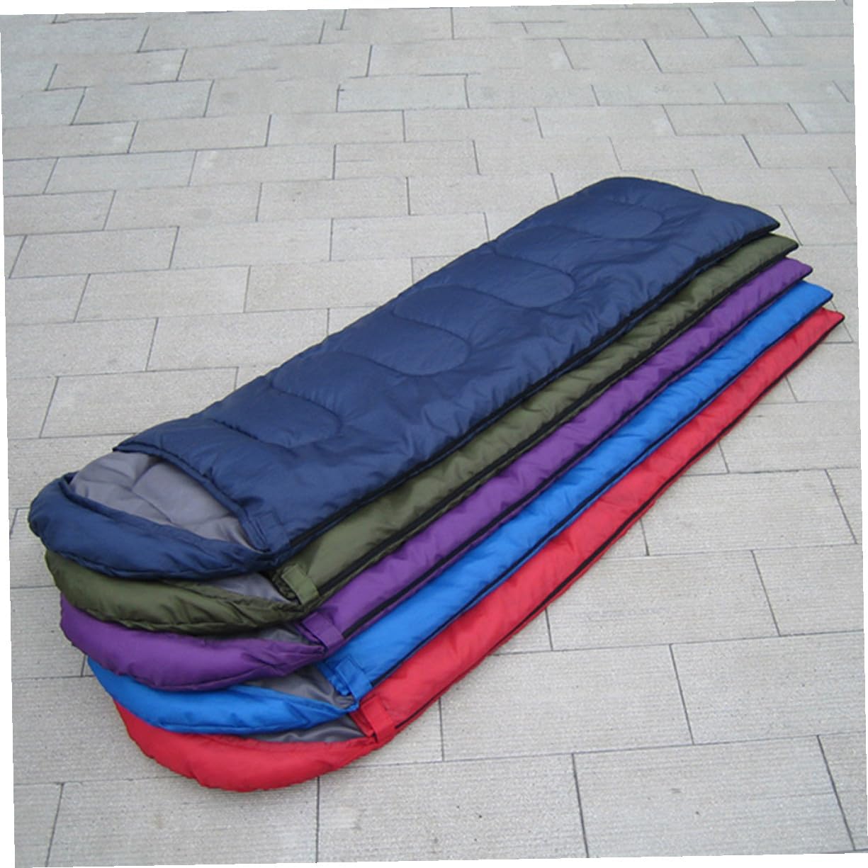 Camping with Drawstring Hood and Hook Loop Windproof Closure Lightweight Envelope Design for Adults Hiking Backpacking Outdoor Activities Olive Compression Storage Included