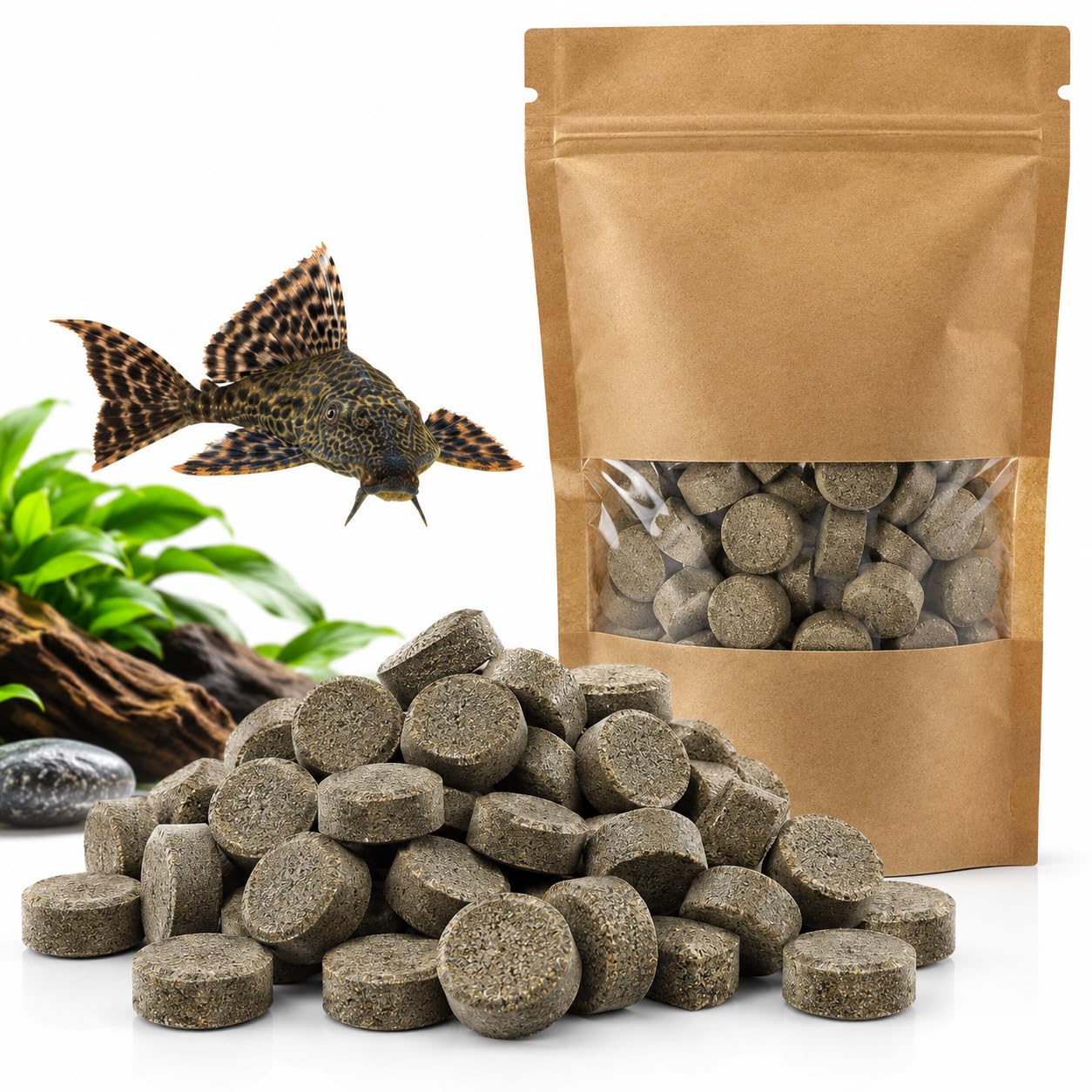 Fischfutter Tabletten 1 kg für Aquarienfische Mini