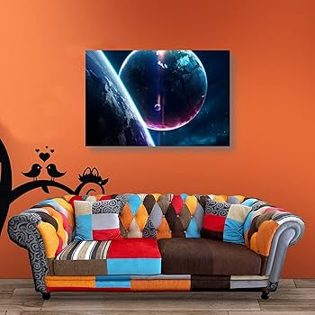 Amazon.co.jp: 宇宙惑星探査宇宙アートポスター6 ホーム装飾