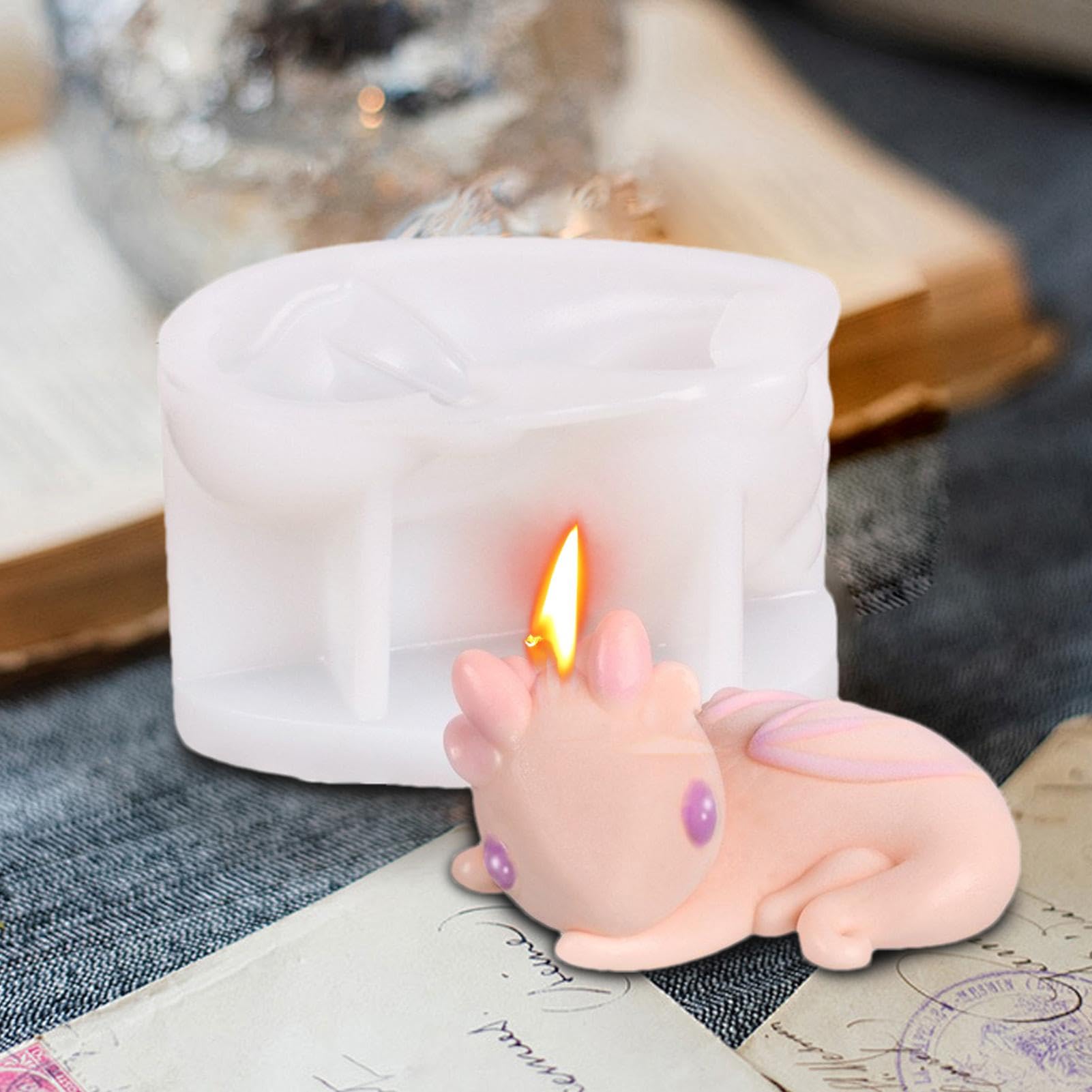 ☆キャンドル☆様⁎⁺˳✧ Amazon.co.jp: Nubamzy キャンドルワックス型、石膏粘土型 - 柔軟で