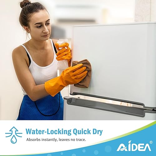 Miniatura 78 de AIDEA Paño de limpieza de microfibra, paquete de 24 toallas de microfibra suave para automóviles, trapos de limpieza absorbentes, paños de lavado