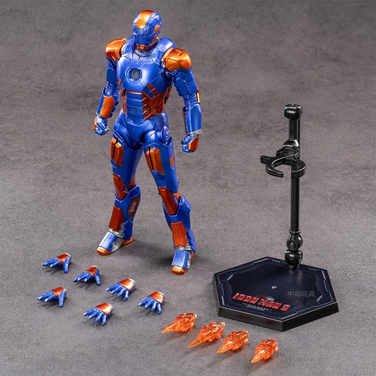 ZD Toys Iron Man MK27 Disco Armor Collector Action Figure