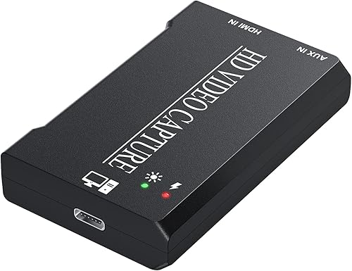 Tarjeta de captura de video Rybozen 4K Dispositivo de captura de video HDMI a USB 2.0 para Windows Linux Mac OS Gaming Tarjeta de captura 1080P