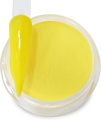 BangBang 3-in-1 Acrylic Nail Dipping Powder 2oz for Professional DIY Manicures-Yellow and Orange Colors (#288 Sunshine Yellow)