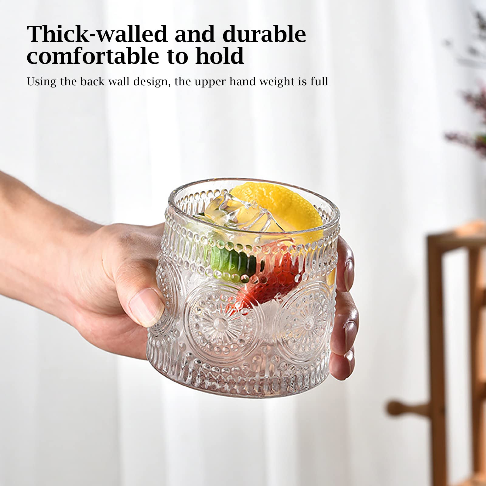 Verre à whisky japonais rotatif sans plomb, 255 g, coffret cadeau pour scotch, bourbon, vodka, whisky, etc., pour fêtes, bars, restaurants et familles, etc