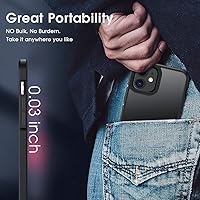 Vista 7 de X-level Funda compatible con iPhone 11 a prueba de golpes [protección contra caídas de grado militar] esmerilado, translúcido, anticaídas, parte