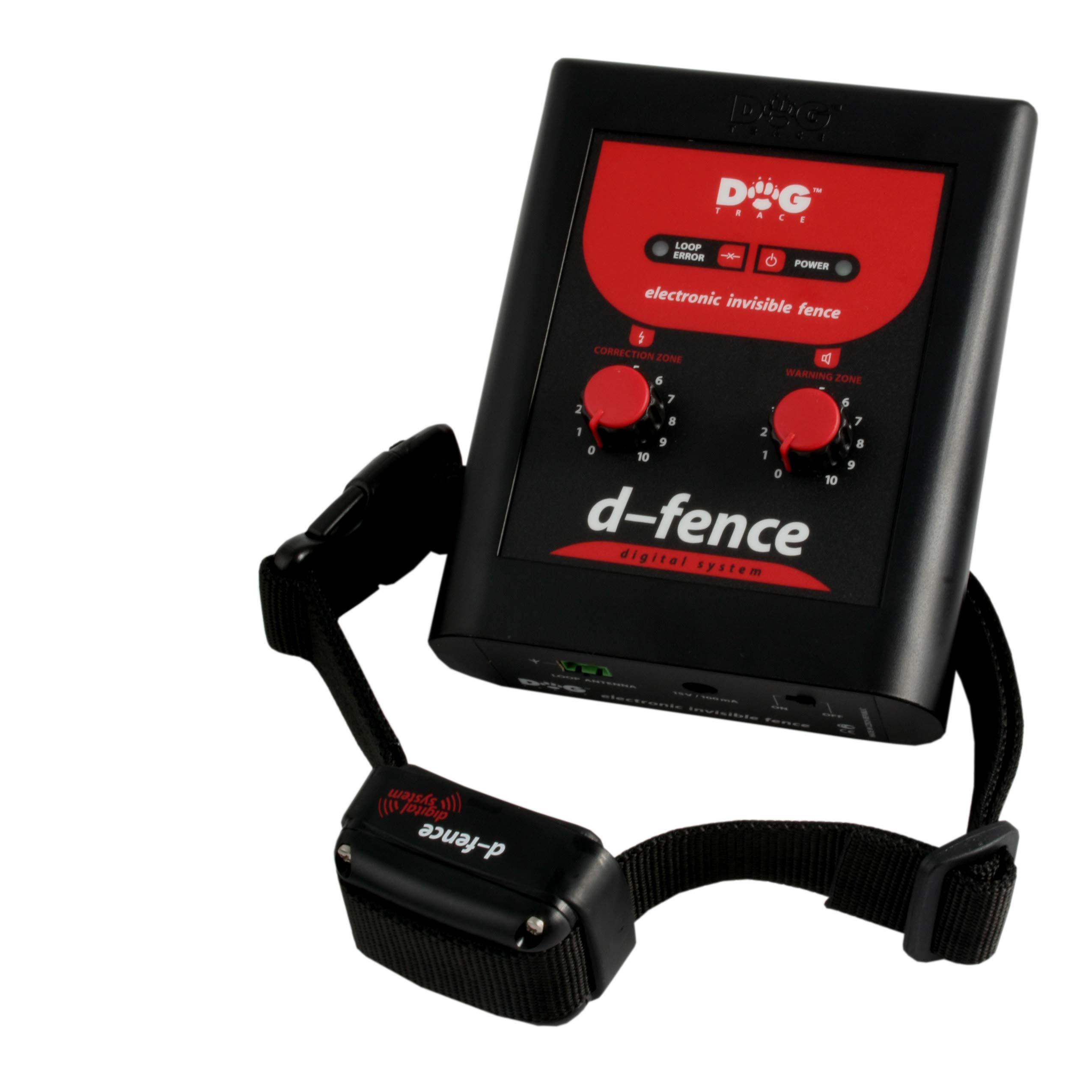 DOGtrace Clôture Invisible pour Chiens D-Fence 101, pour Une Surface maximale de 600 m²