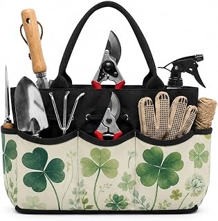 Clover Field Garden Tool Bag Organizer for Balcony Gardening