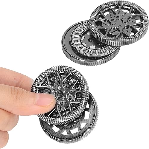 Miniatura 5 de Juguete deslizante de metal con patrón de cubo hueco, juguete deslizante para aliviar la ansiedad y el estrés, juguete deslizante para divertirse en