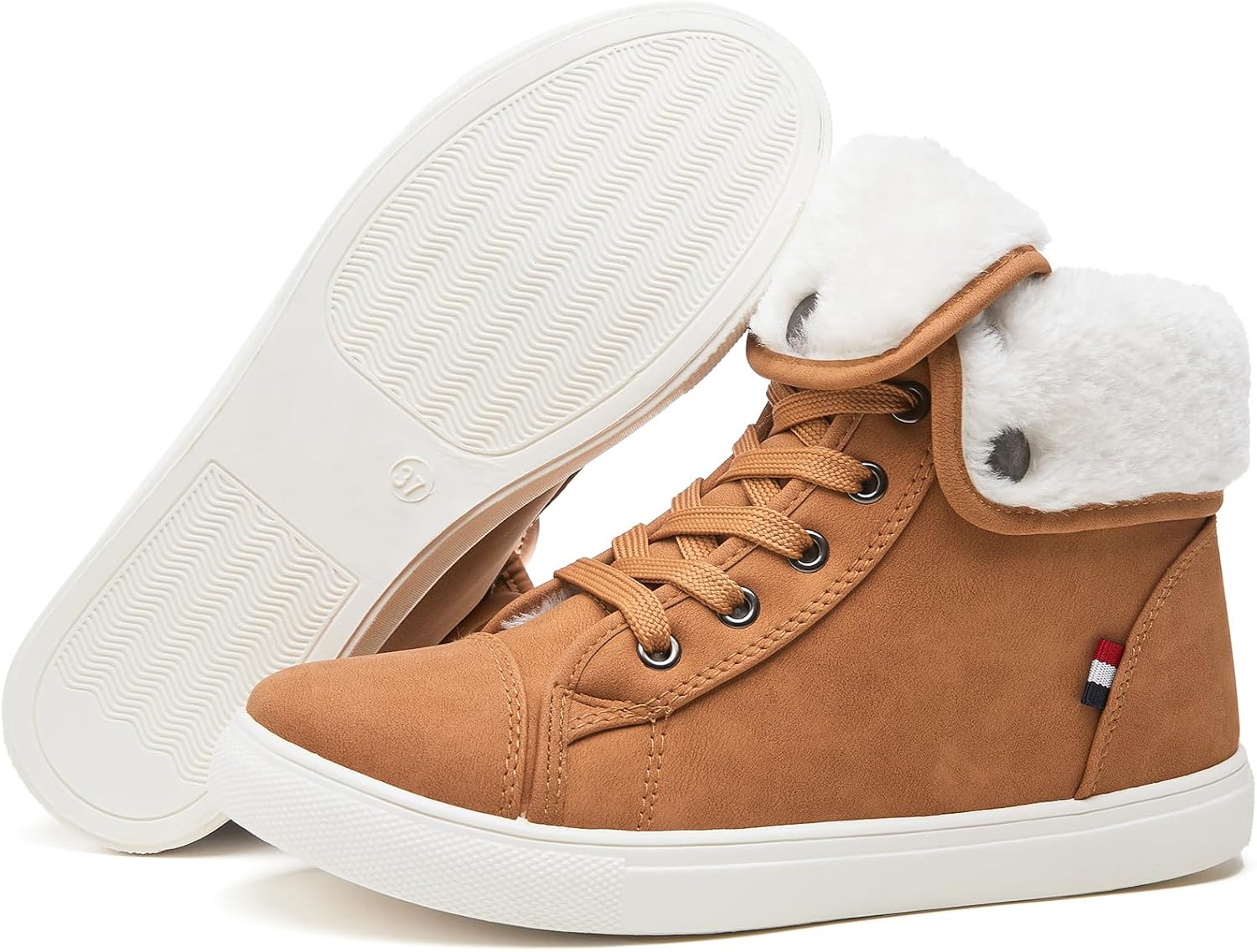 Ankle Boots For Women Lace Up Combat Boots Winter Boots Fashion Snow Boots For Girls Ankle Booties Winter Shoes - Image 7