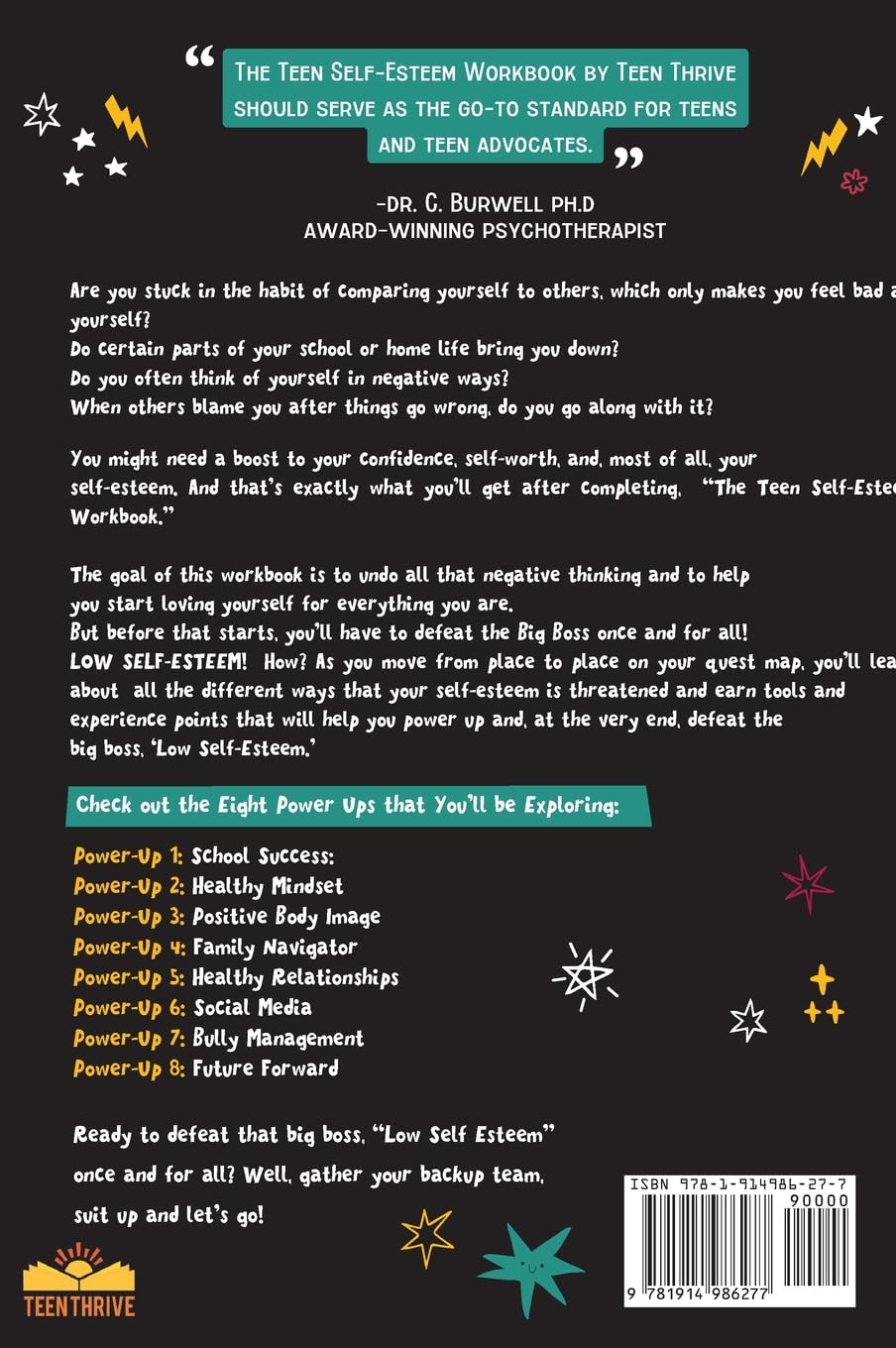 The Teen Self-Esteem Workbook: "8 Power-Ups to Overcome Your Insecurities and Boost Your Confidence and Self-Worth