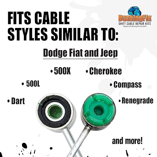 Miniatura 5 de BushingFix DA1KIT Kit de reparación de bujes de varilla tensor de cambio de transmisión manual, buje de cable de cambio para modelos seleccionados
