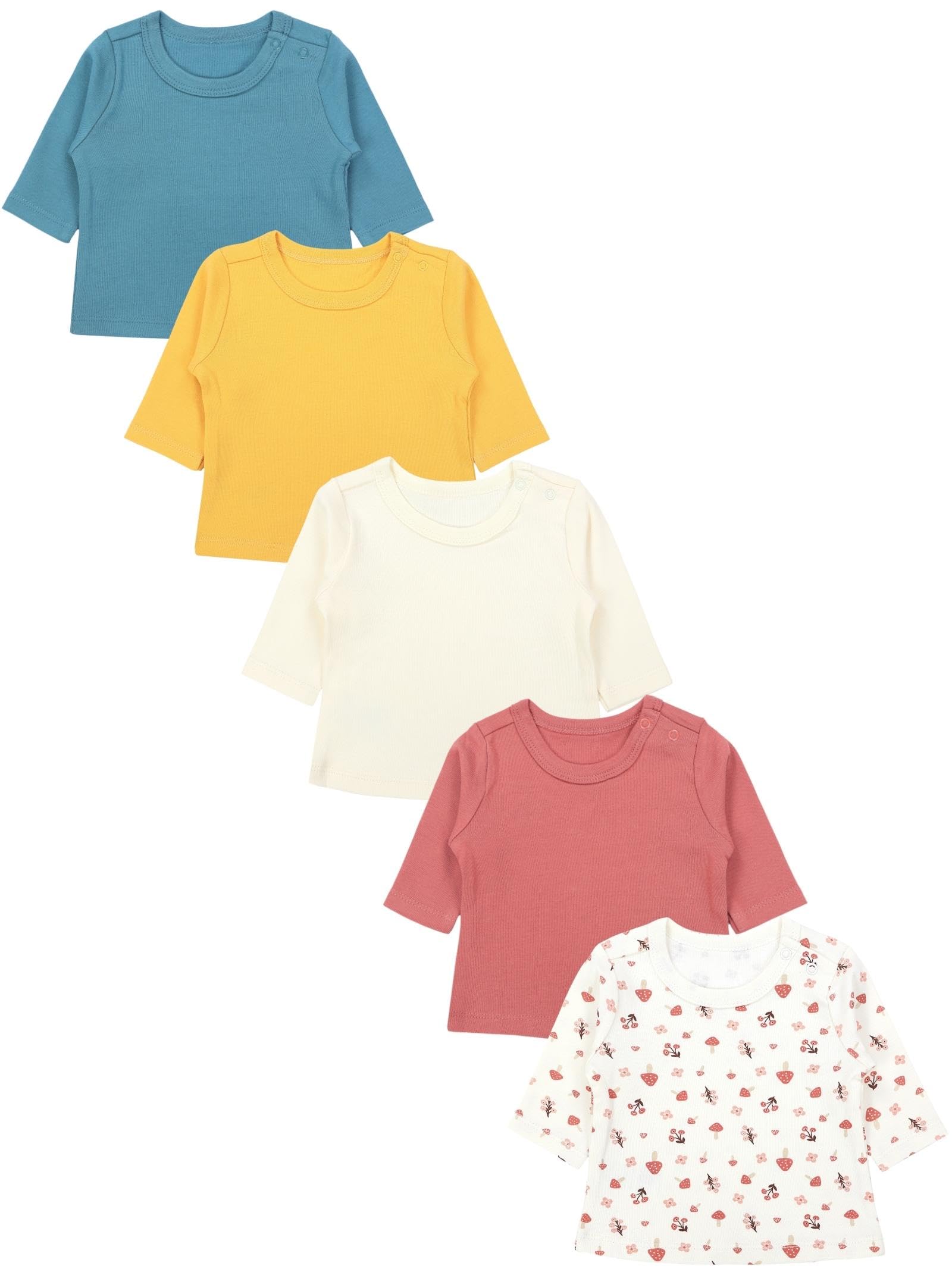 TupTam t Shirt bébé Fille Manches Longues Lot de 5