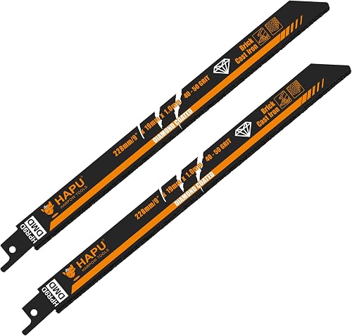 Masonry Reciprocating Saw Blade | Masonry Sawzall Blades for Cast Iron, Masonry, Fiber Cement & Fiberglass