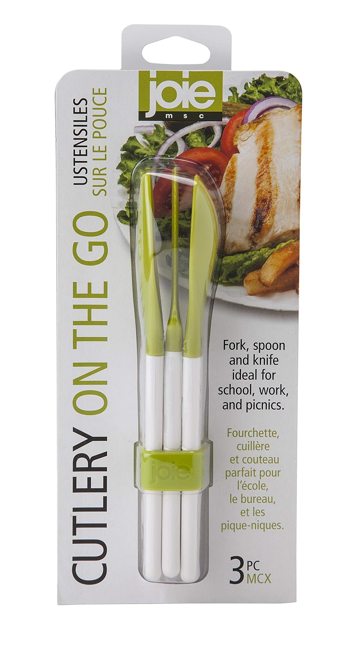 Joie Kitchen Gadgets Assorted Joie Cutlery On The Go Kitchen Gadgets, Pack Of 3