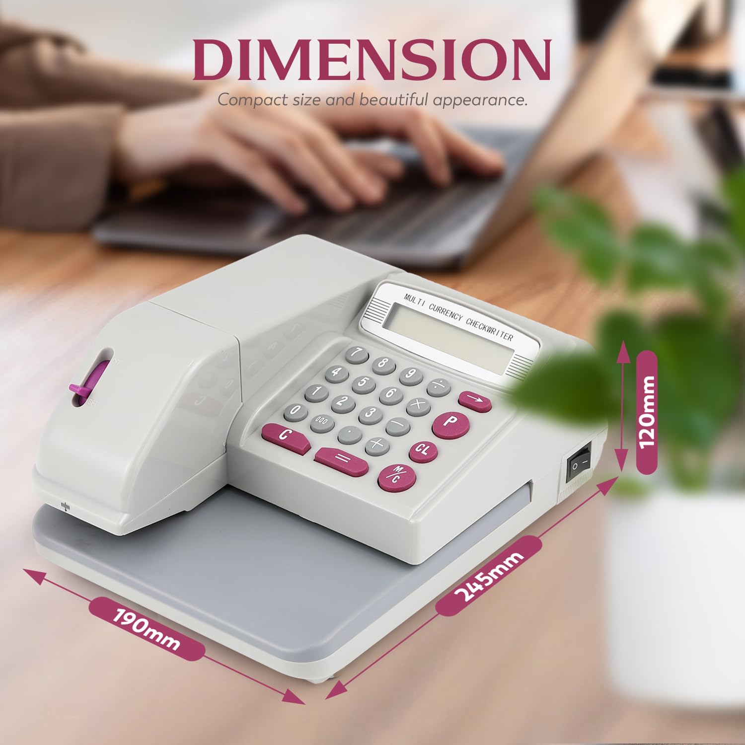 CGOLDENWALL XD-310 Checkwriter universel haute vitesse 110V-220V