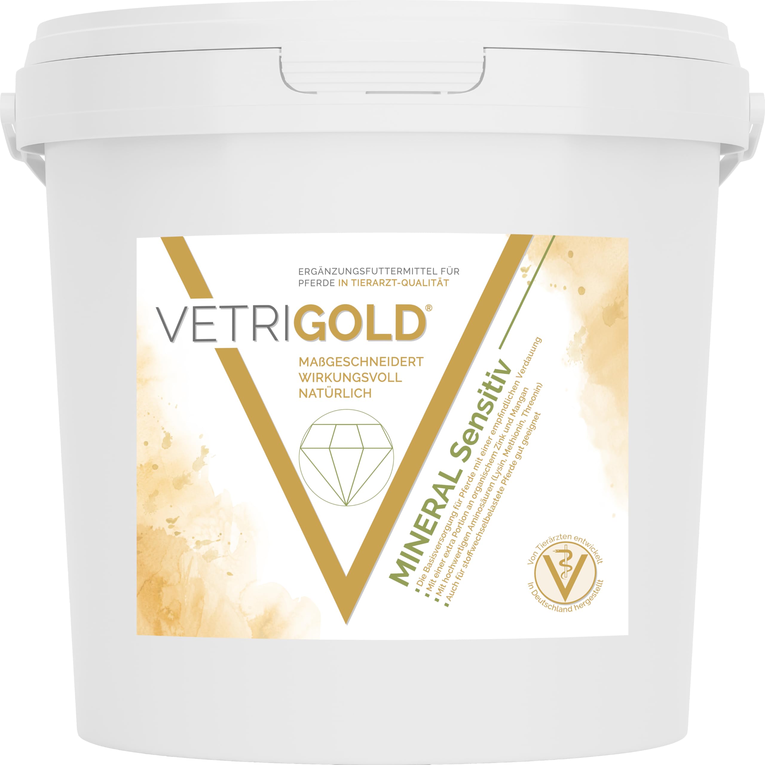 Mineral Stoffwechsel - Mineralfutter (Pellet) für stoffwechselbelastete Pferde (5 kg (Eimer))