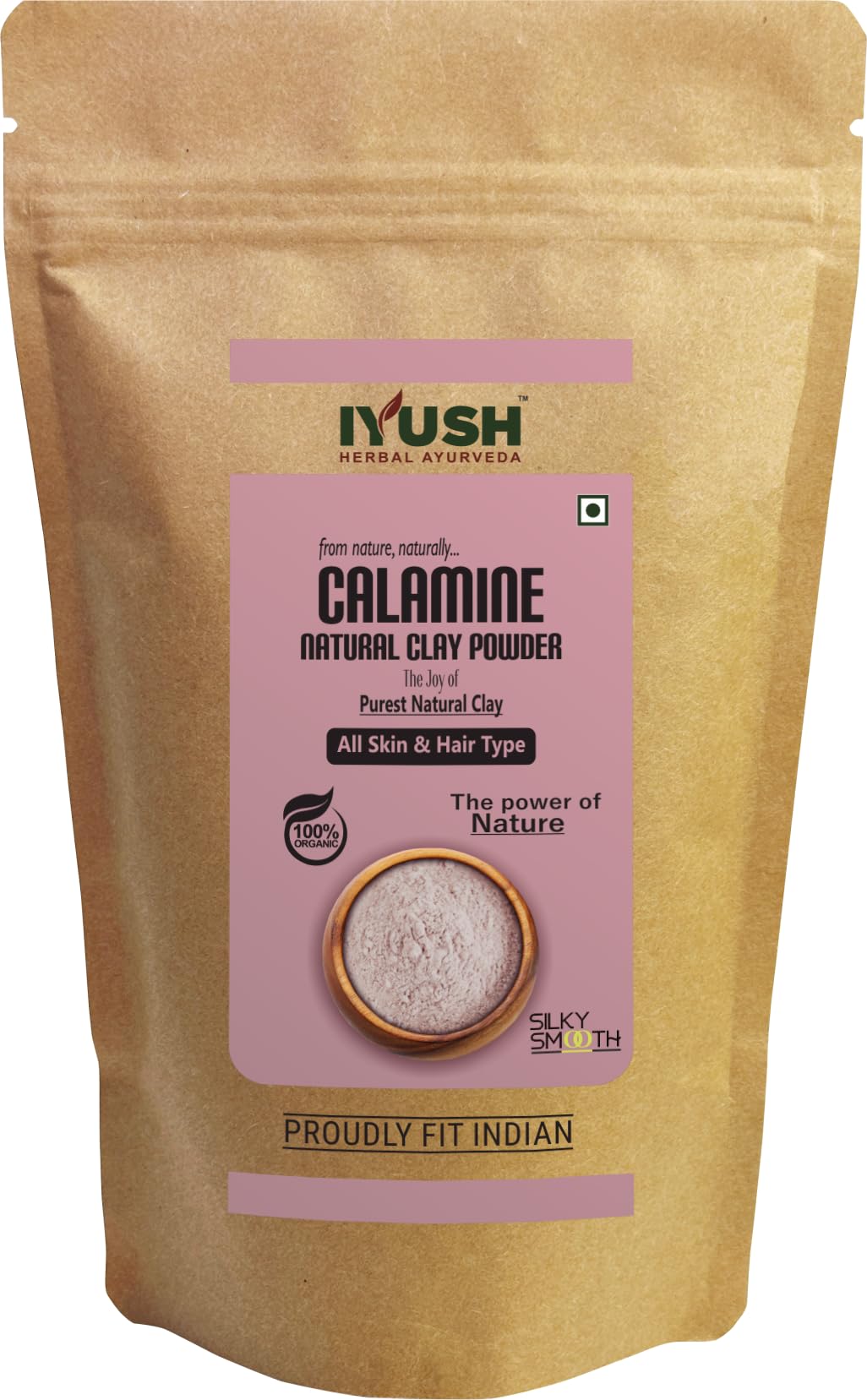 IYUSH Herbal Ayurveda Calamine Powder – 900gm | Calamine Clay Powder | Hydration Powder | Clay for Masks | Clay Powder for Face | De Tan Pack to Open Pores | Clay Mask Powder |