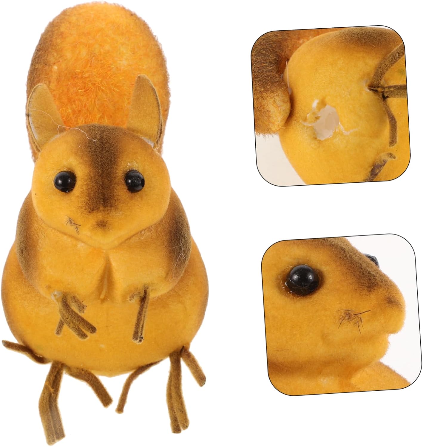 Gatuida 4pcs Car Antenna Toppers Squirrel Decorative Topper for Automotive Exterior