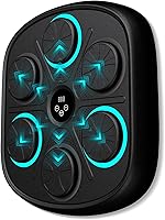 Vista 8 de Modelo Nuevo 2025 Máquina de Boxeo Inteligente con Música para Adultos y Niños, Máquina de Entrenamiento con LED Montada en Pared, Equipo de Negro 03