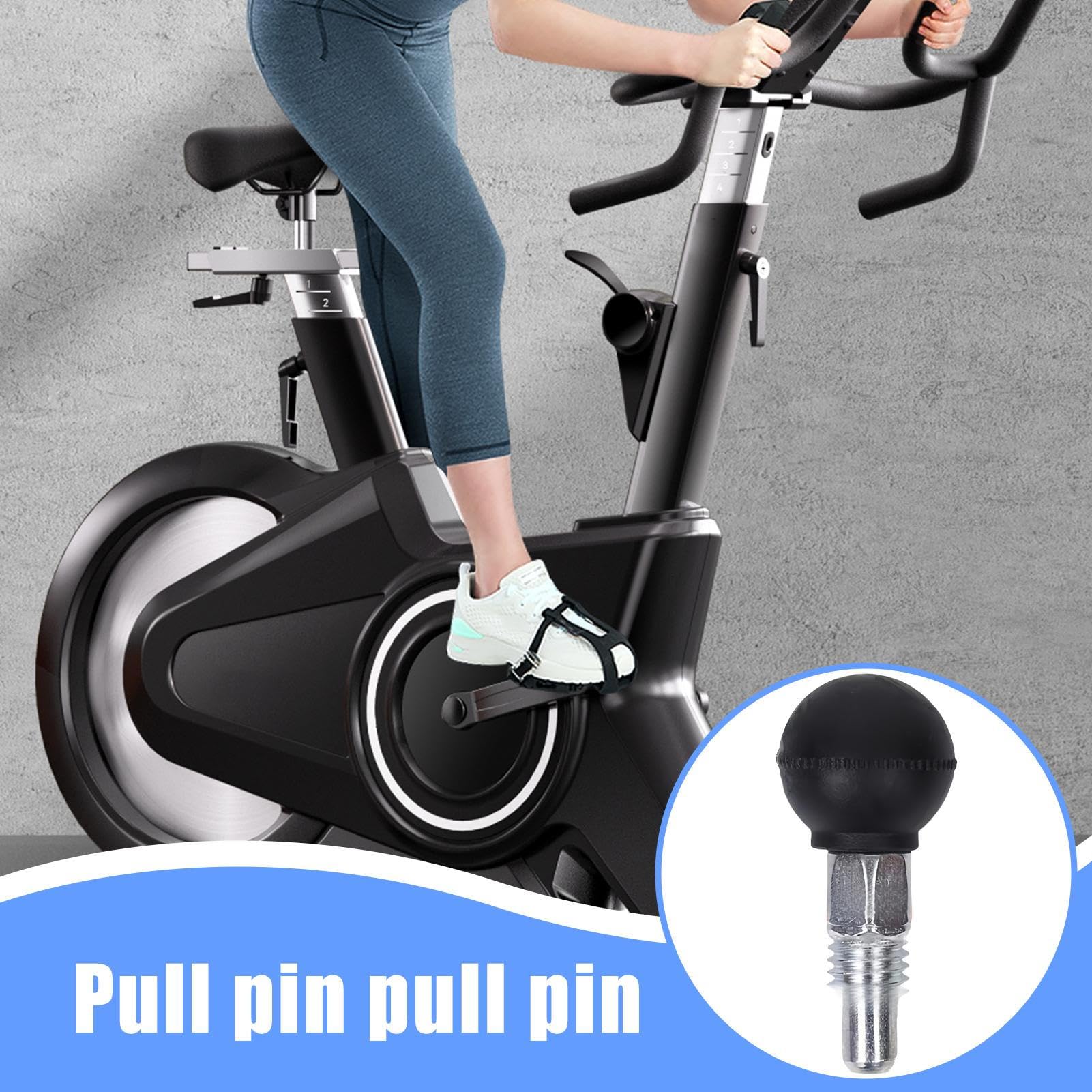 Kugelgriff Rastbolzen - Federbolzen Positionierstift | Selbstverriegelnder Rückholzugstift | 2,5-3,2cm Metall Fitnessgeräte Zubehör Für Sportrad, Inversionsgerät, Trainingsgerät, Möbelbau, Druck- Zug