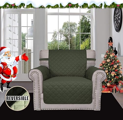 Miniatura 753 de Easy-Going - Funda reversible para sofá, resistente al agua, con varillas de espuma y correas elásticas, protector de muebles para mascotas y perros