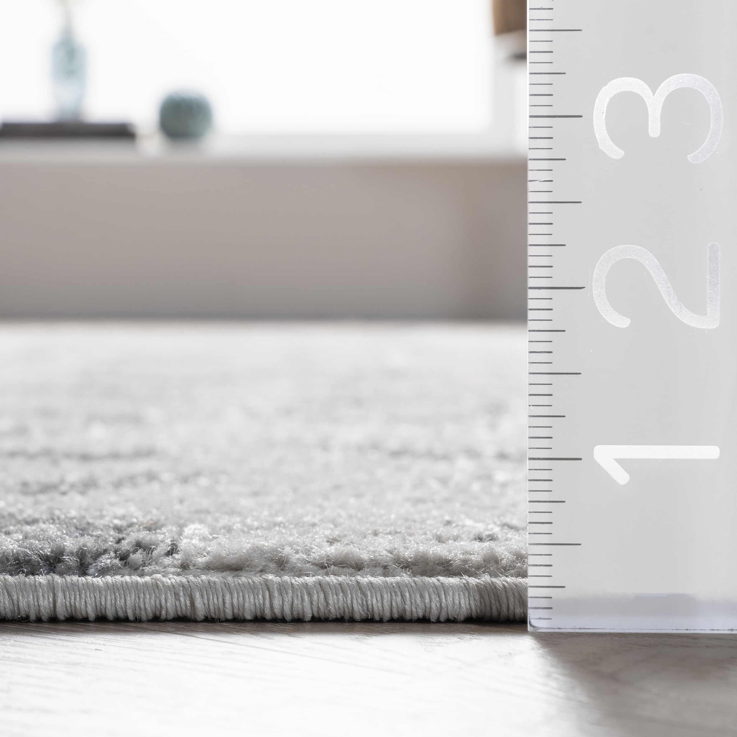 nuLOOM Print Leopard Area Rug, 4' x 6', Grey