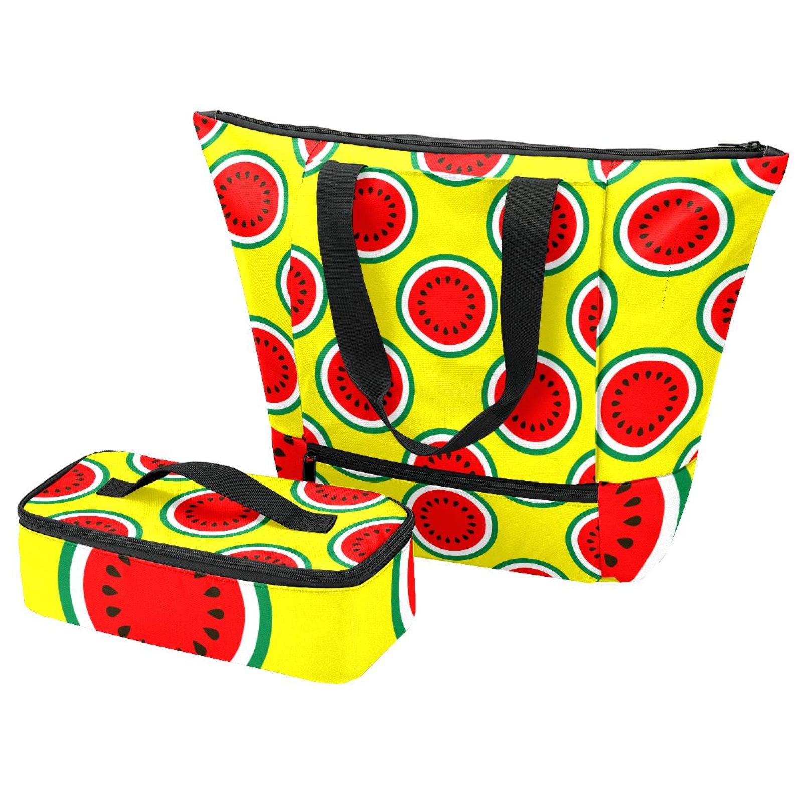 Sac fourre-tout grand volume avec sac isotherme repas pour voyage