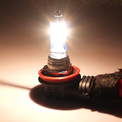 Miniatura 7 de DZG Bombillas halógenas H16 de 12 V, 19 W, 5500 K, luz antiniebla blanca cálida de repuesto, paquete de 2