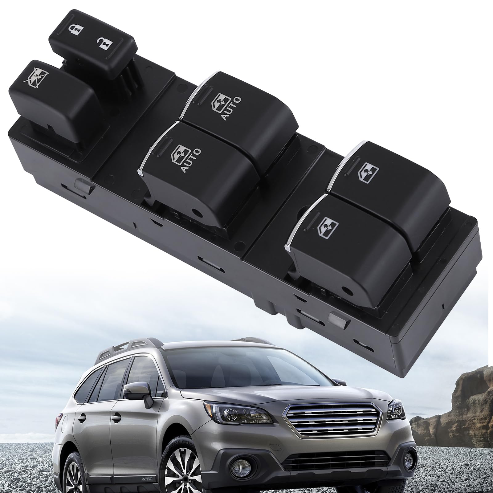 moseiny Driver Side Power Window Switch for Subaru Outback Legacy 2015 2016 2.5L 3.6L Front Driver Side Master Window Switch 83071AL34B 83071AL05C