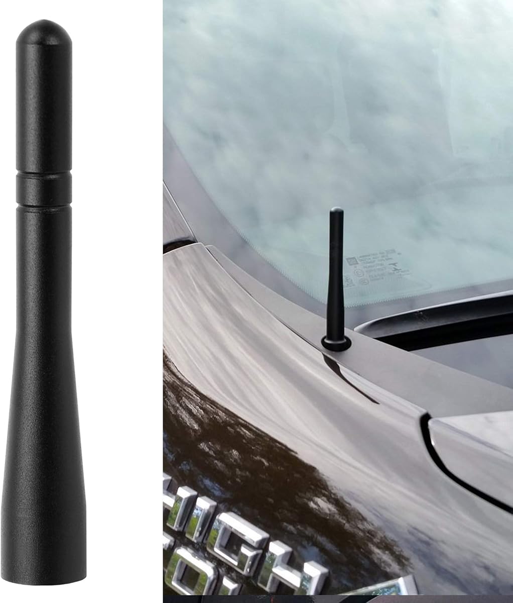 Vehicle Short Antenna Mast Car Truck Mini Antenna Replacement for Heavy Duty Truck