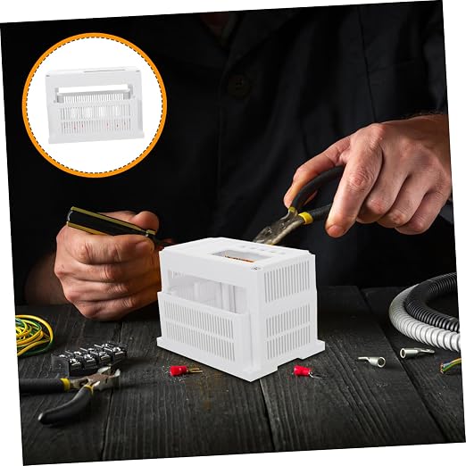 Caja de control PLC de plástico moderna para proyectos eléctricos, caja de conexión para monitoreo de energía, carcasa impermeable miniatura 8