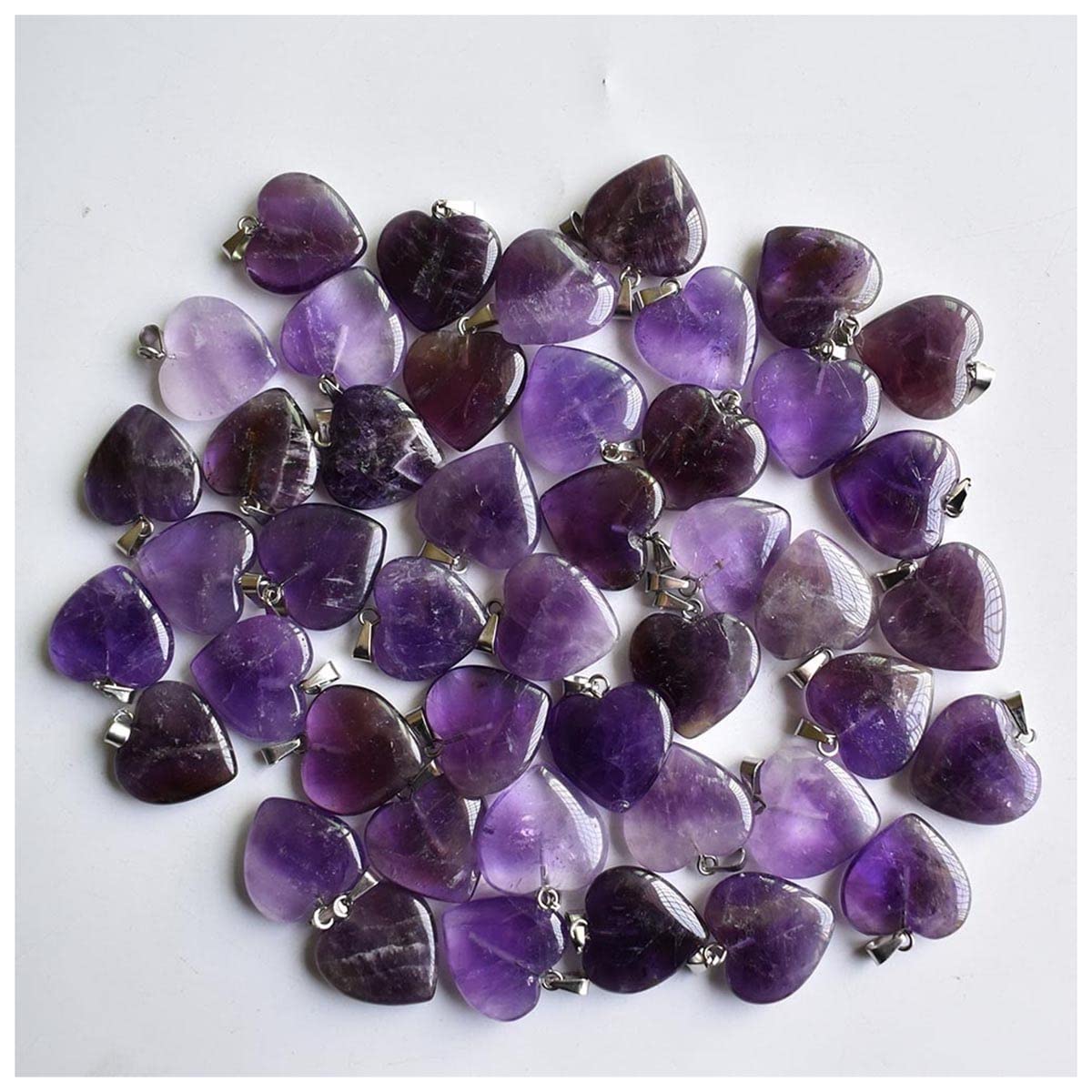 Piedras de cristal con forma de corazón para decorar y llenar de armonía tu hogar