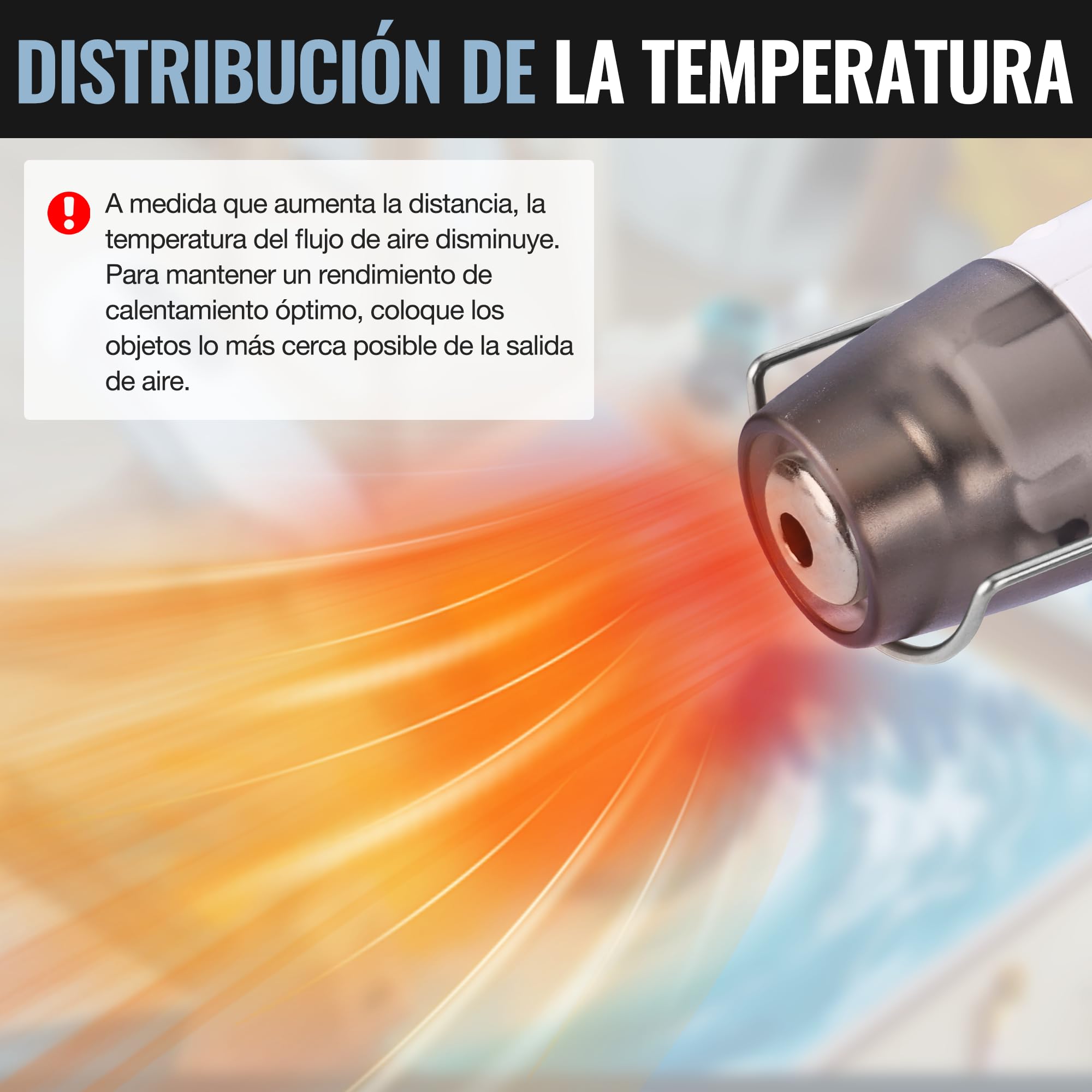 WORKPRO Pistola de aire caliente inalámbrica Mini, 3 ajustes de temperatura, calentamiento rápido con boquilla reflectora y 50 tubos termorretráctiles, ideal para bricolaje, repujado y manualidades