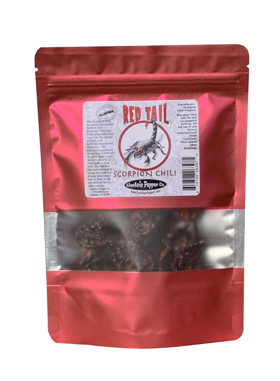 Wicked Tickle Spice Gift Set – 10 Ghost, 10 Scorpion, 10 Carolina Reaper Peppers + 2 Free Each (36 Total)