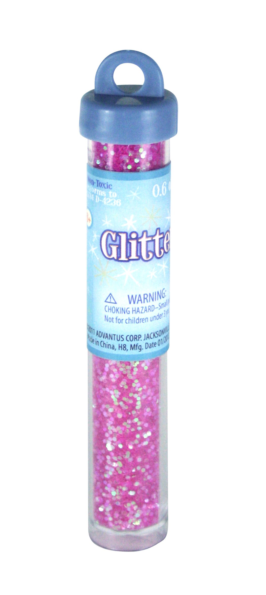 Glitter Tube Raspbrry .6oz 50843