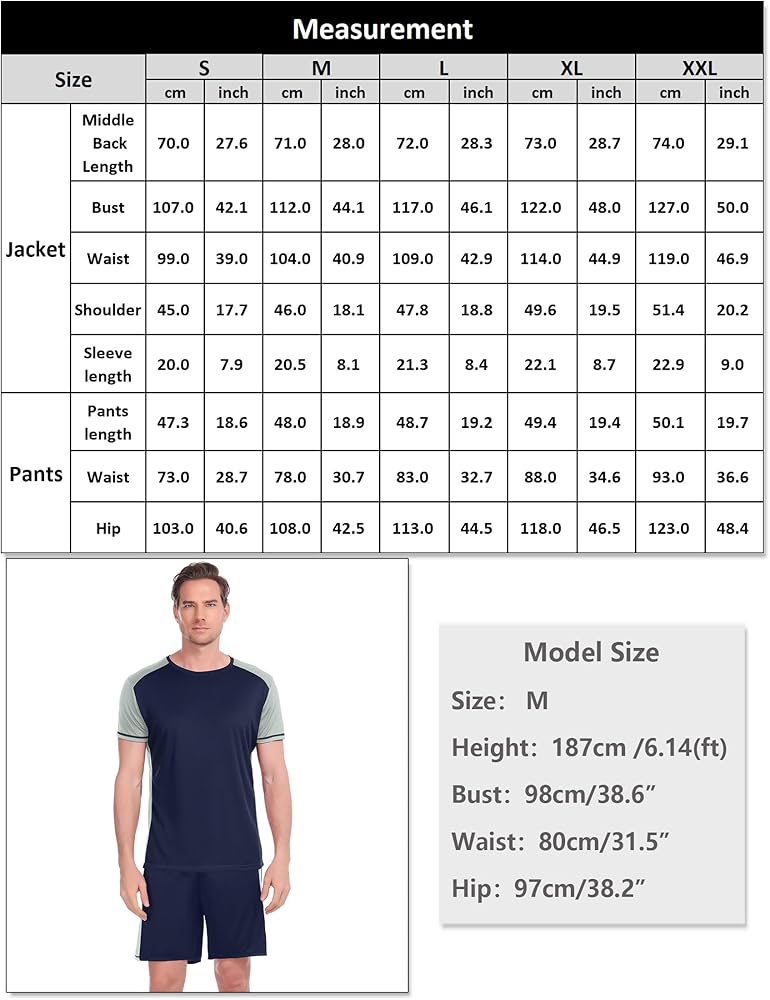 FASLOLSDP Y2k Streetwear Ensemble Chemise Et Pantalon Pour Homme Avec T- Shirt Baggy à Manches Courtes Et Short Reversé, Survêtement Ample Et Short, Rouge, M