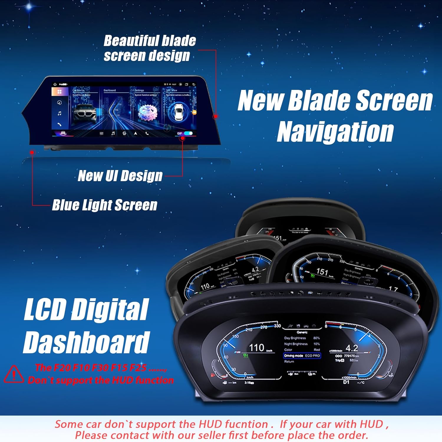 12.3-inch car Radio, Multimedia Video, Stereo, GPS Navigation Suitable for BMW 7 Series (CIC System) 11-12, Android 13.0 Wireless Player, CarPlay Auto Bluetooth, Original System retained,（8+128G）