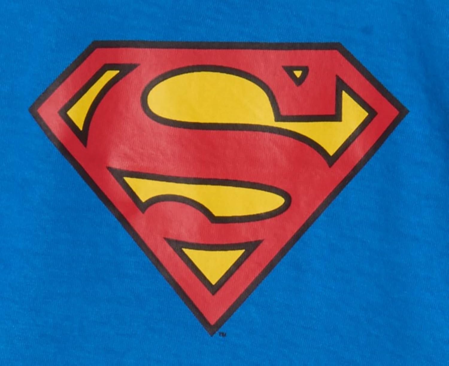 DC Comics Justice League Superman Batman Pajama Shirt Pants and Cape 3 Piece Set Toddler to Big Kid - Image 7