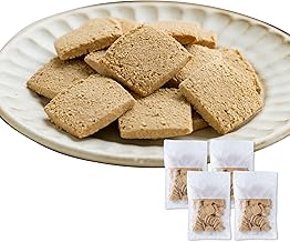 TeeLife Macrobiotic Brown Rice Soy Milk Okara Cookies 250g Set of 4 for Diet Substitution Hard-Baked