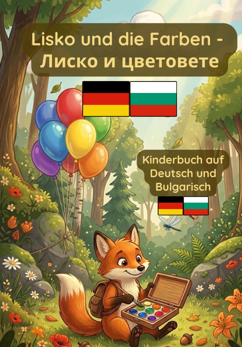 Lisko und die Farben: Deutsch Bulgarisches Kinderbuch zum Lernen der Farben