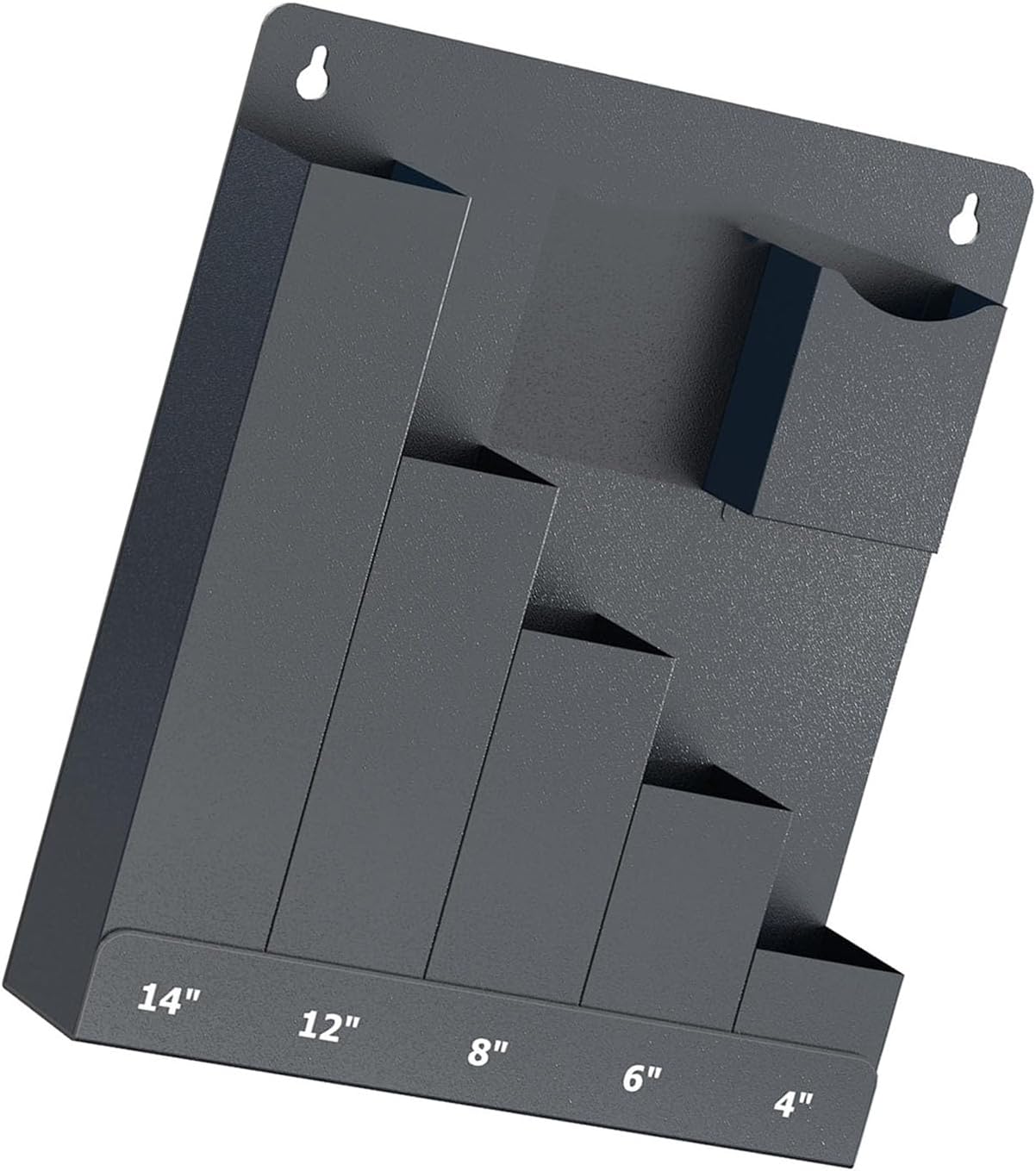 Pack of 1 Cable Tie Storage Rack Vertical Planner Wall Mount Denial Tools Required Installation Permanent Substance Garage Tool Rack