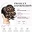 REECHO Ponytail Extension, 9 Claw Clip in Short Curly Wavy Pony Hair Extension Jaw Clip on Pony Tail HP001 Hairpiece for Women - Chestnut Brown with Golden Highlights