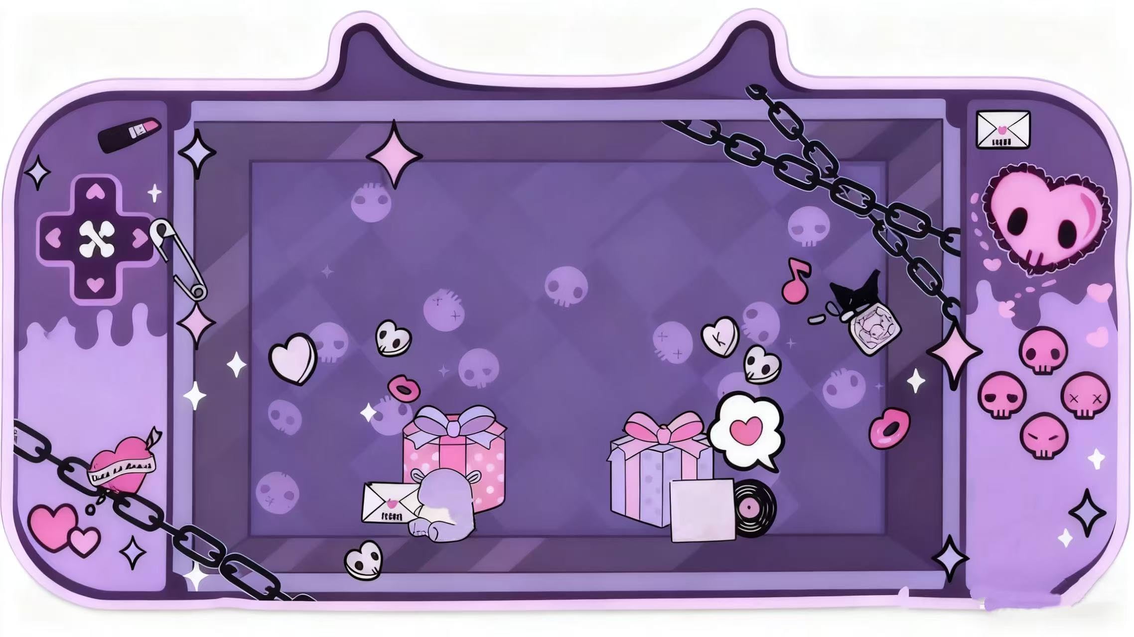 Kawaii Desk Pad Anime Mouse Pad XLarge Size, Kawaii Desk Cccessories Gaming Mousepad Kawaii Room Decor for Girls