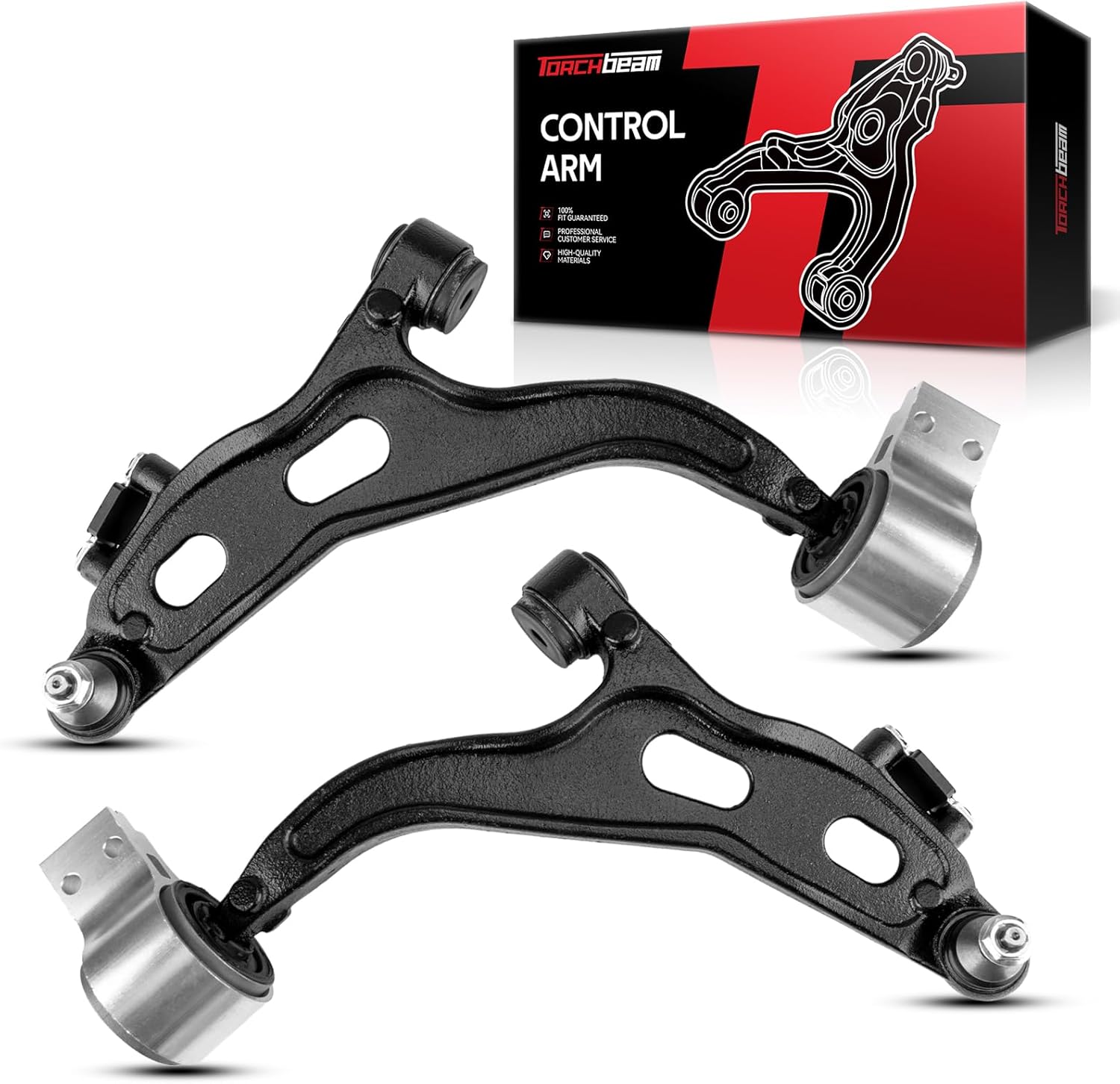 Torchbeam Front Lower Control Arm w/Ball Joint Suspension Kit Replace for 2005 2006 2007 Ford Five Hundred/Ford Freestyle/Mercury Montego AWD Automotive Replacement Control Arm K621604 K621603 2pcs