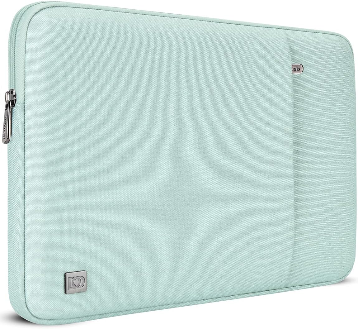 DOMISO 360 Protective Laptop Case 16 inch, 16 inch Laptop Sleeve Compatible with Mac Book Pro 16, Waterproof Computer Cases Bag with Handle,Mint Green
