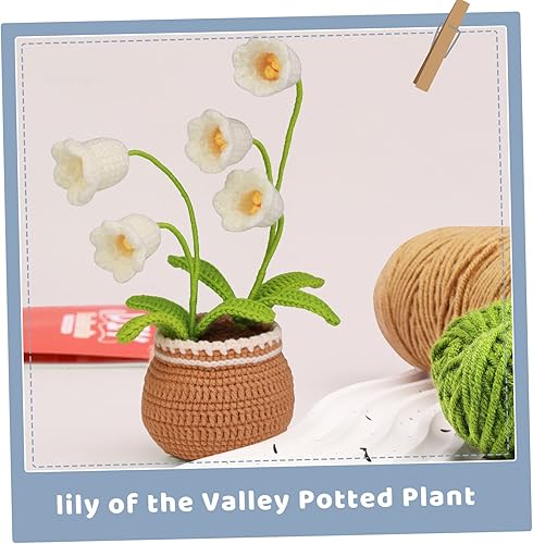 Miniatura 18 de kgxulr Kit de ganchillo para principiantes, kit de ganchillo Little Daisy para principiantes, kit de inicio de ganchillo para principiantes